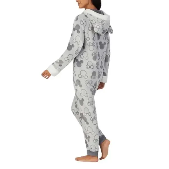 Disney Women's Mickey Mouse Pajamas Gray Size XL NWT - Picture 6 of 9